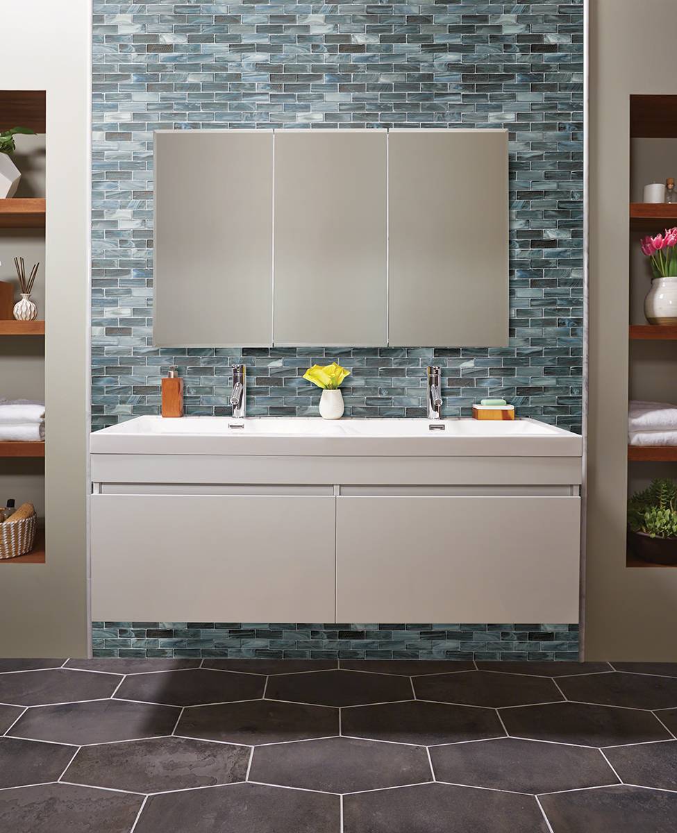 OCEANO BRICK GLASS TILE